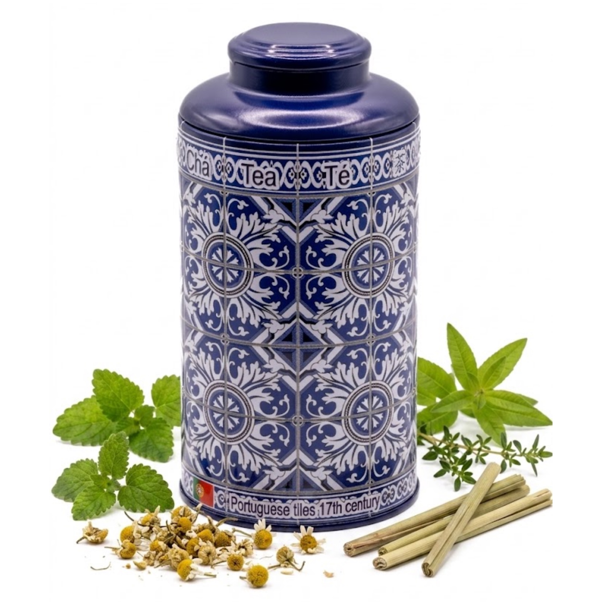 Tisana Sabor de Portugal com camomila, cidreira e erva-príncipe